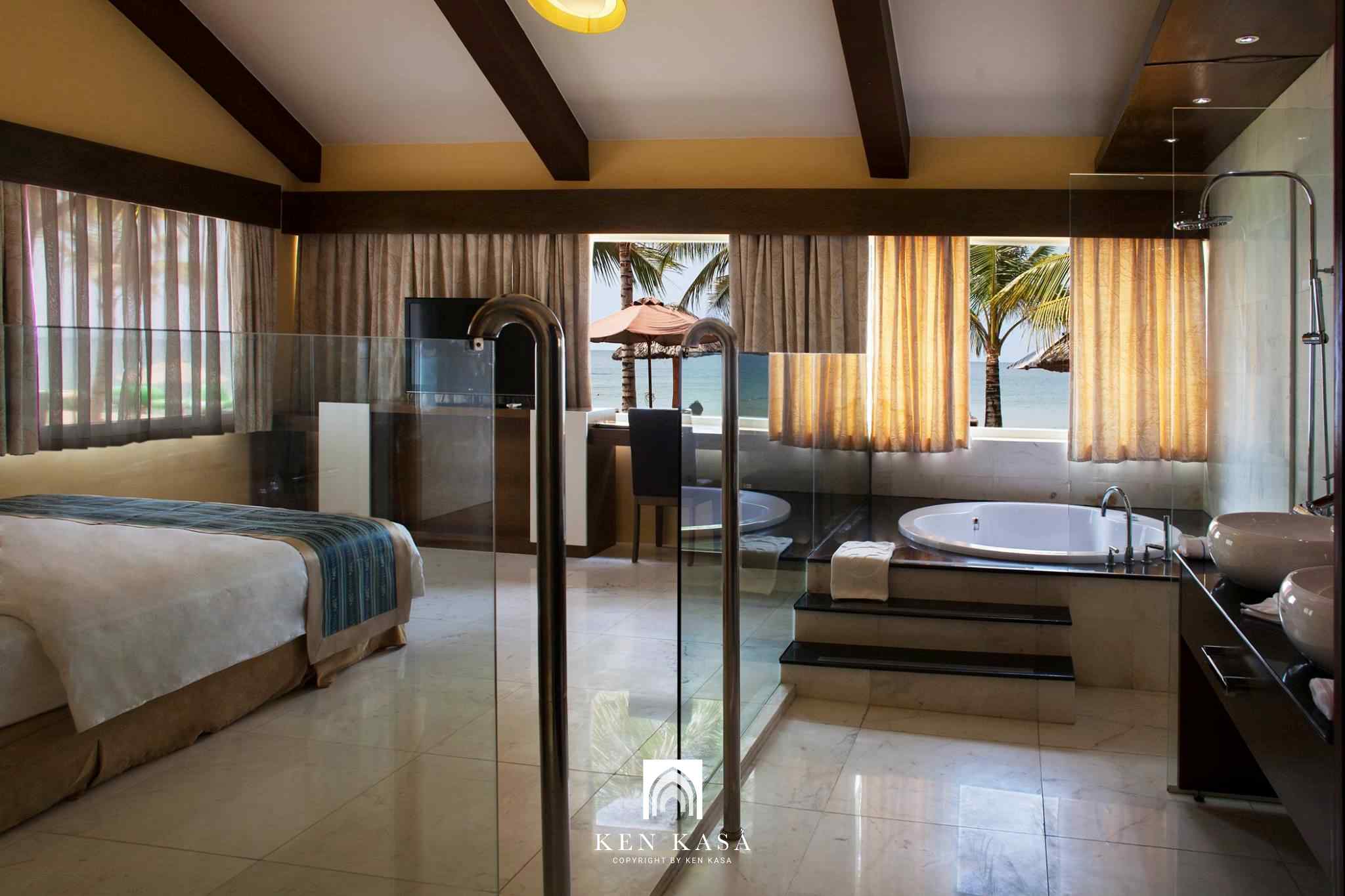 Ph&ograve;ng ngủ tại Famiana Executive Suite